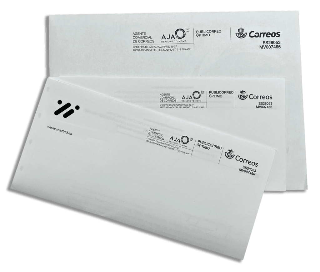 franqueo correo con AJA publicidad
